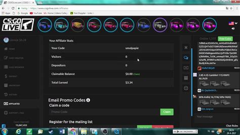 cs go live promo codes.